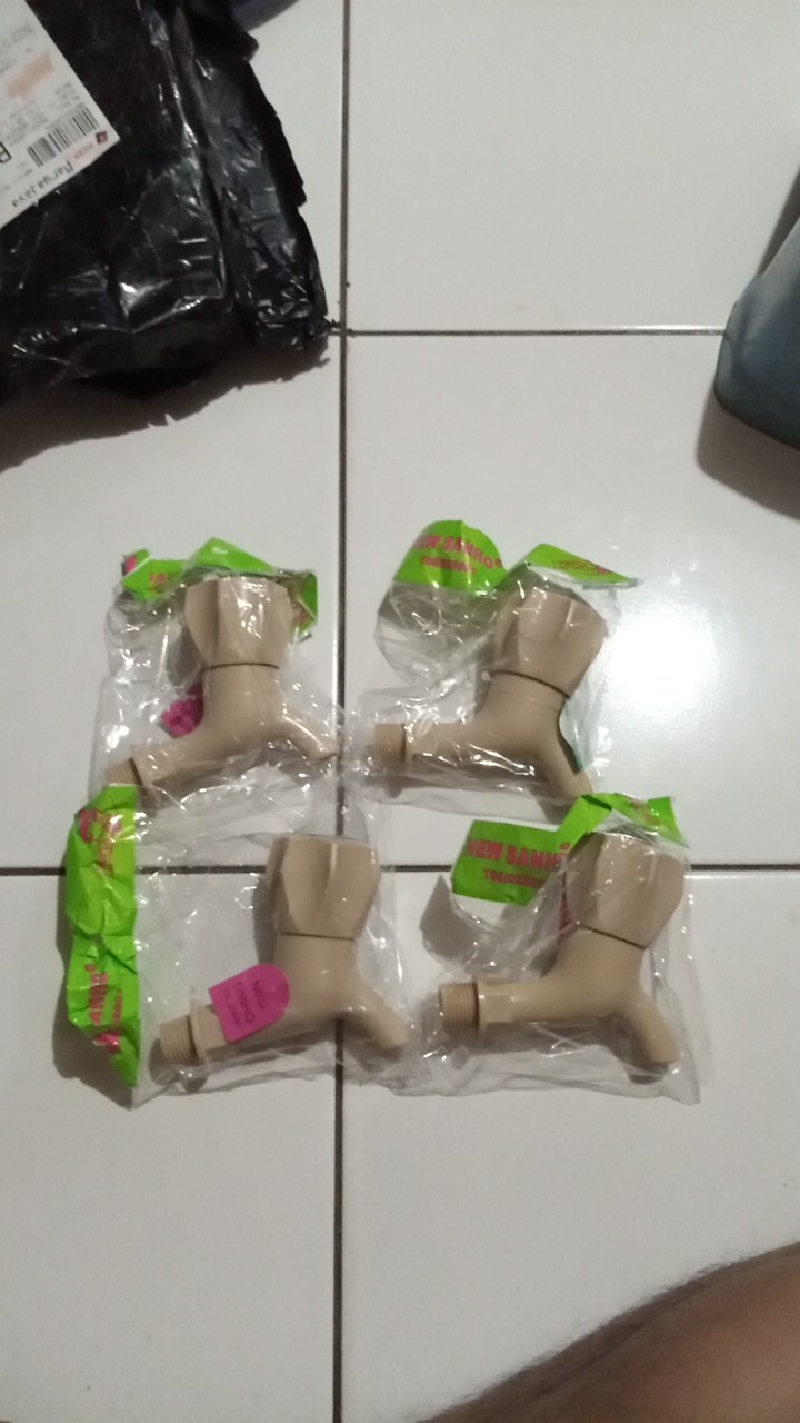 Kran Air Pvc Tebal/kran New Sanho Tembok Mahkota  Suj