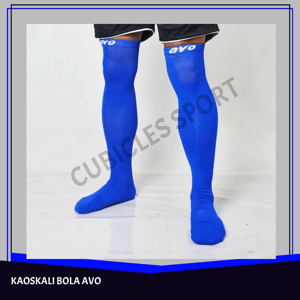 Kaos Kaki Bola Biru Panjang - AVO R1_Original