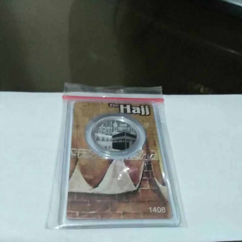 Koin perak murni The Hajj 5.95gram