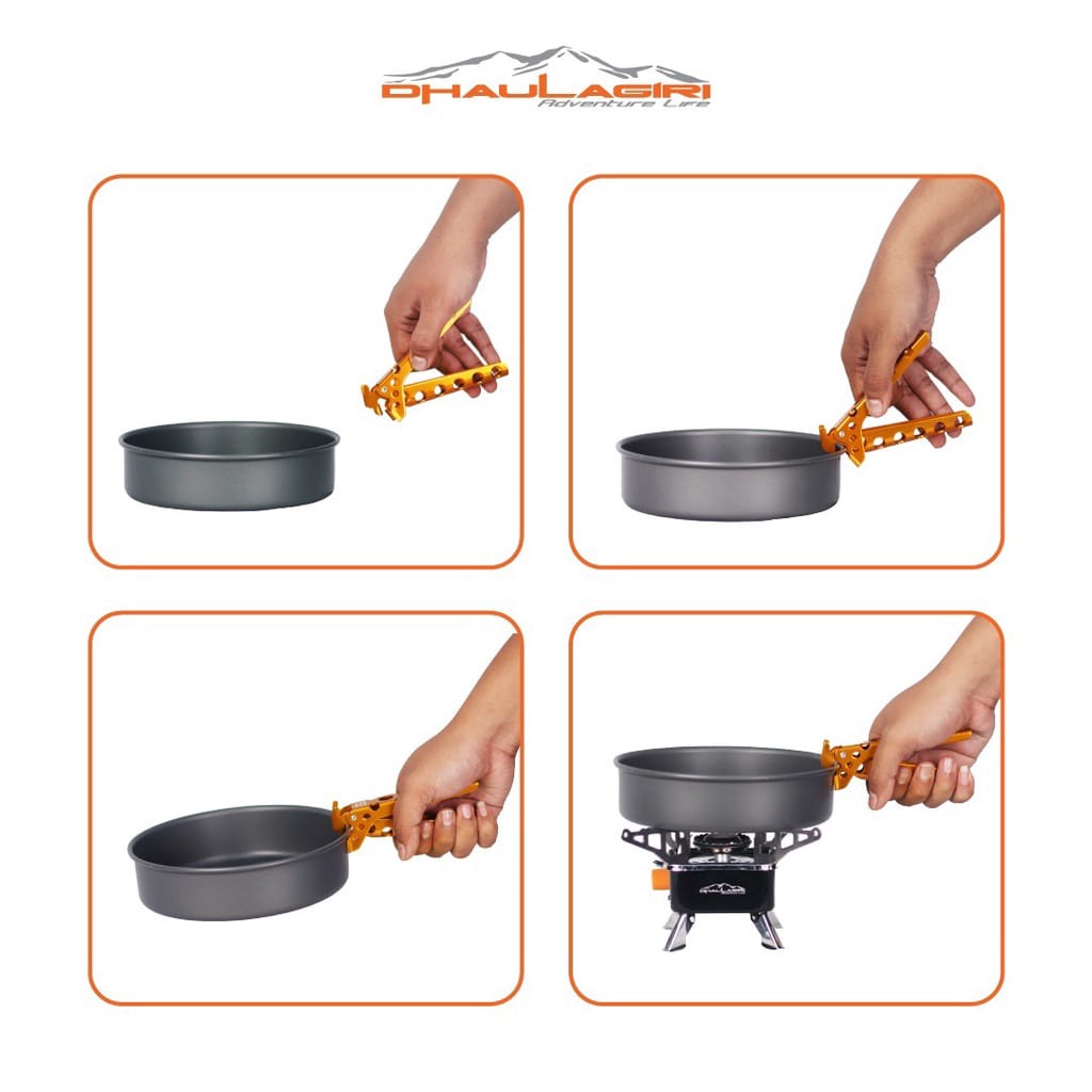 (COD) Pot Handle Atau Penjepit Panci Nesting Dhaulagiri/gagang nesting kemping