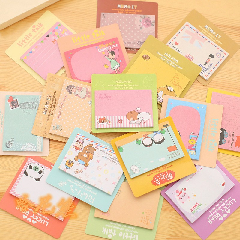Cute Sticky Notes Lucu Karakter Kartun Note Mini Memo Paper Kertas Unik Murah-1