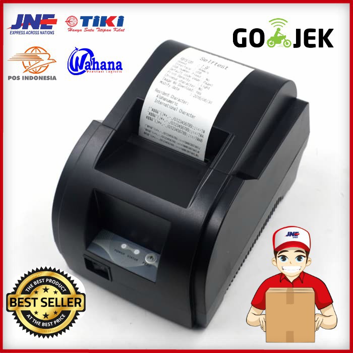 Mini Printer Thermal Printer Struk Printer Kasir QPOS 58mm Q58M Shopee Indonesia
