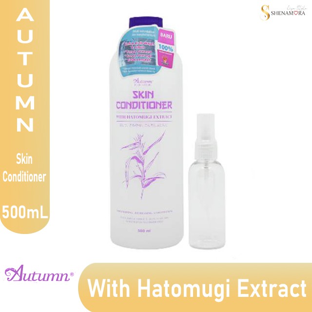 Autumn Skin Conditioner With Hatomugi Extract 500 ml Free Botol Spray (ASC)