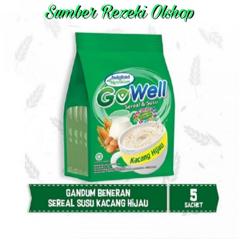 

Gowell sereal kacang hijau 5 x 29gr