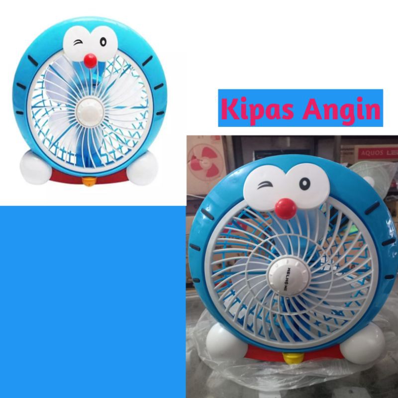 Kipas Angin Karakter Doraemon/Kipas Angin karakter 8 inci Doraemon/kipas angin bulat doraemon