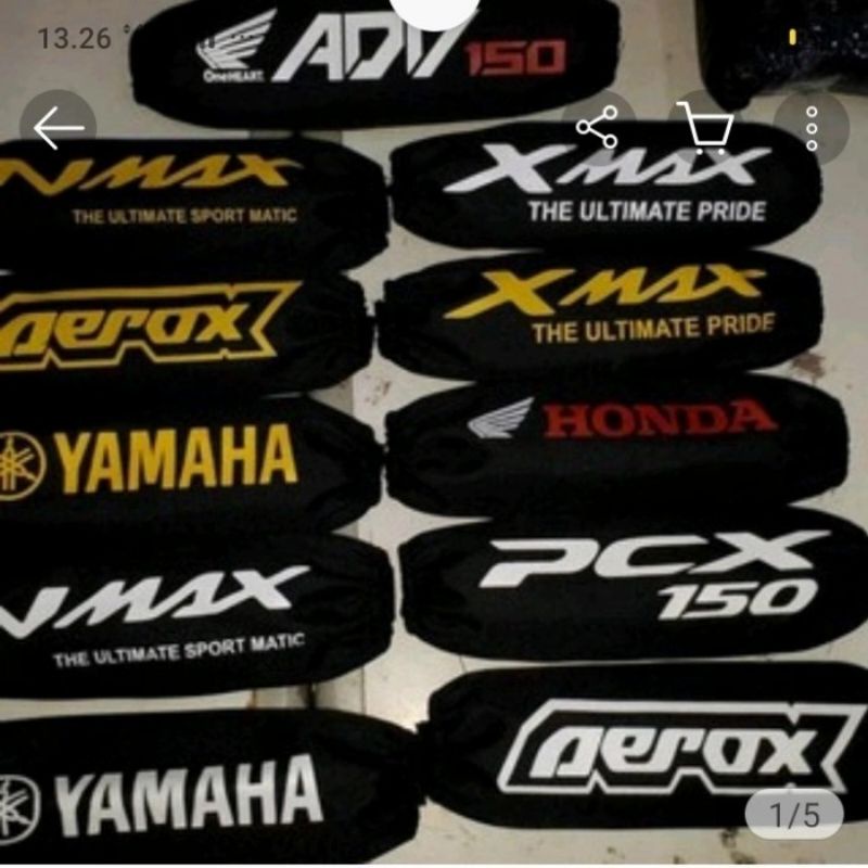 cover shock breker/sarung shock motor/nmax/yss/showa/wp/ohlins/ktc...