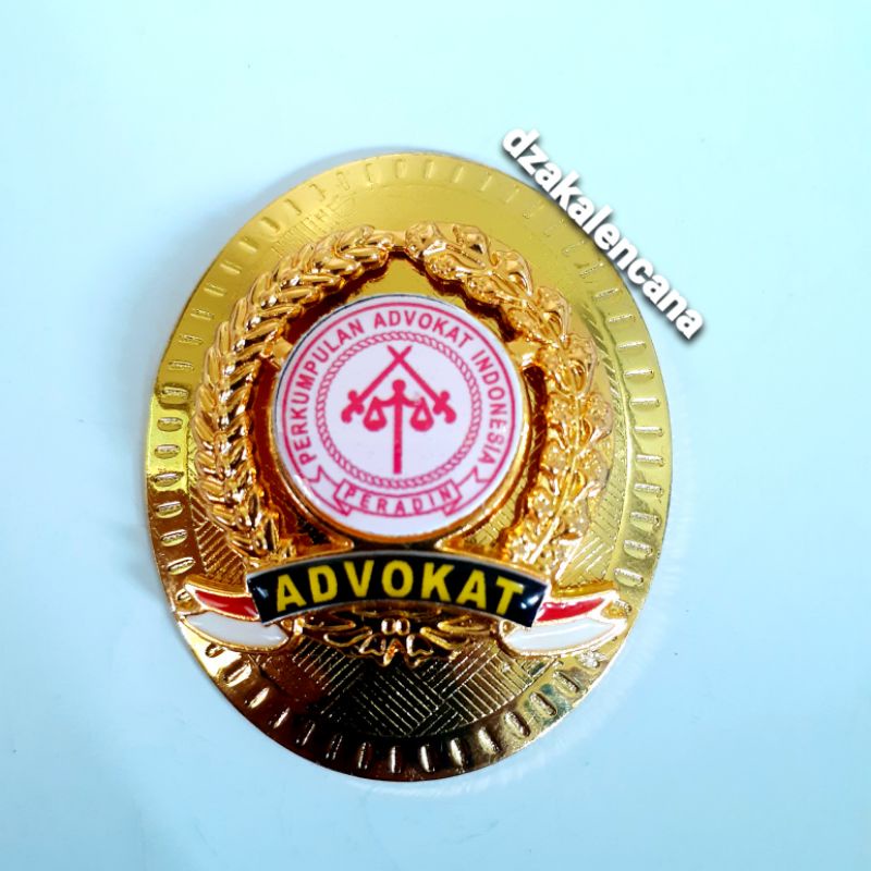 PIN ADVOKAT PERADIN/LENCANA PERSATUAN ADVOKAT INDONESIA