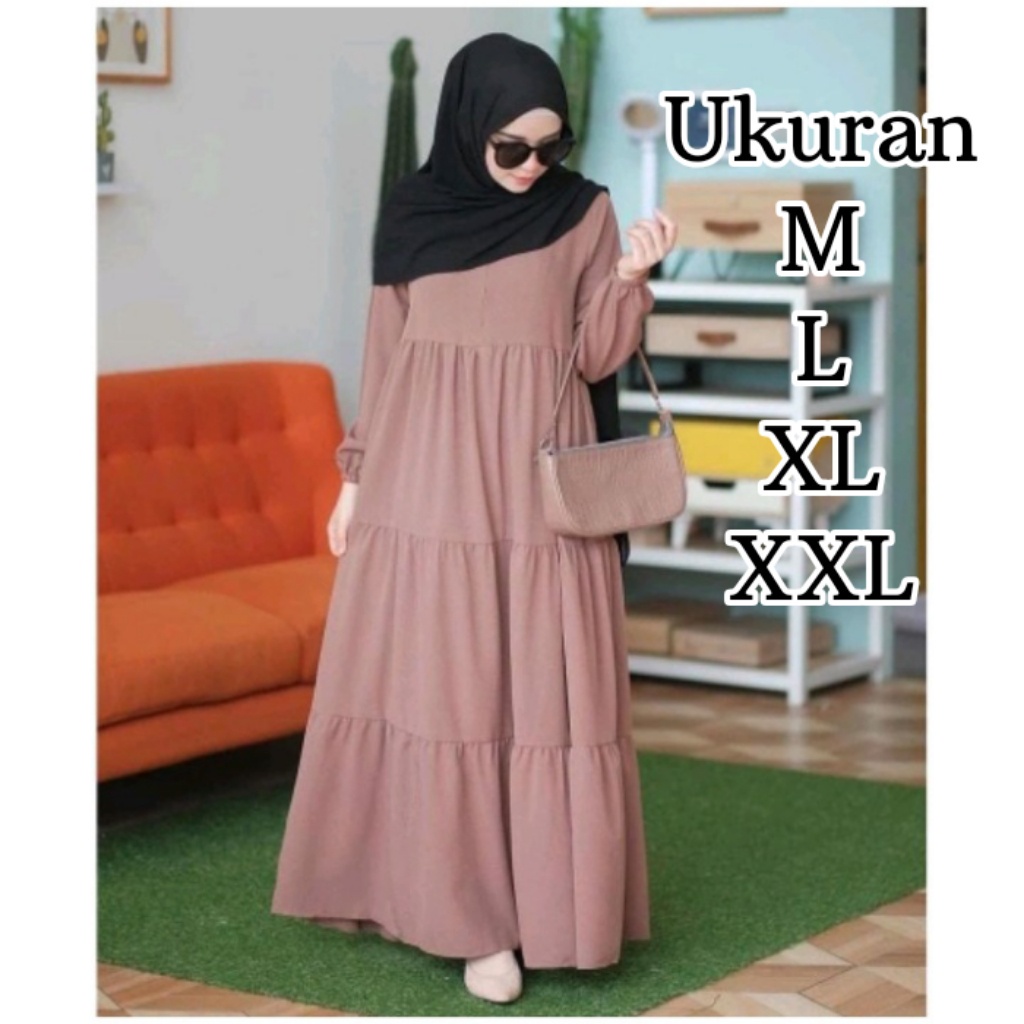 LUNARA MAXI DRESS/GAMIS SYAR'I KEKINIAN 2022