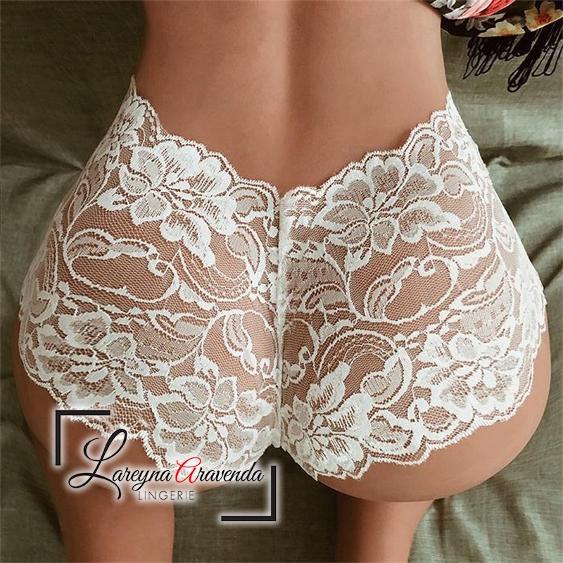 Celana Dalam Seksi Model Boxer Lace Transparant LG400