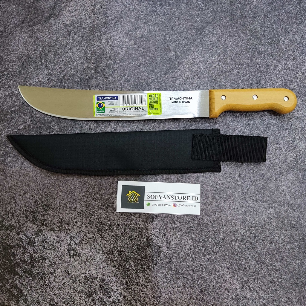 Machete 12 inchi Tramontina Bush 26620/012 Original Brazil
