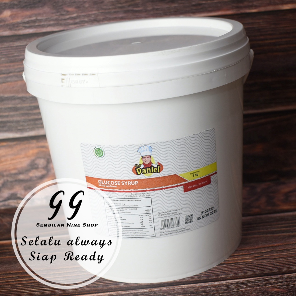 Chef Daniel Glucose Syrup 5 KG Brix 82 Sirup Glukosa Glukos Pemanis Chef Danil