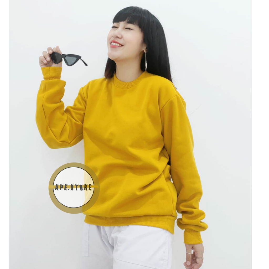 PLAIN SWEATER OVERSIZE PB APE.STORE