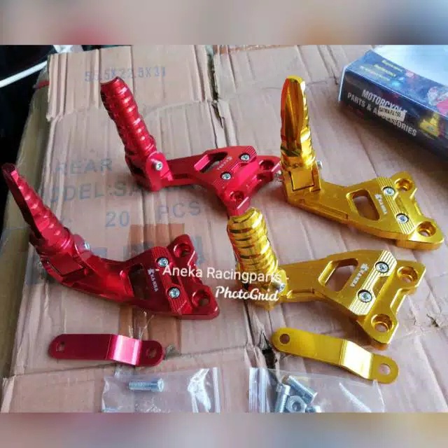 Step gantung satria fu cnc robot / step belakang satria fu cnc