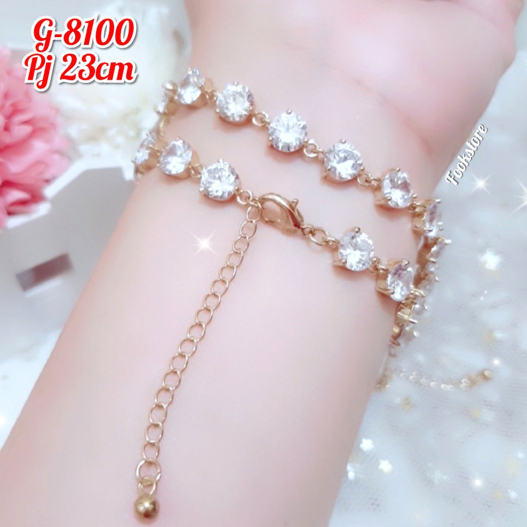 TERBARU Gelang Wanita 2 LAYER Fashion Korea-8100