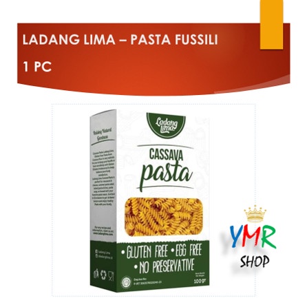 

PASTA-ANEKA- LADANG LIMA CASSAVA PASTA / PASTA FUSSILI SINGKONG -ANEKA-PASTA.