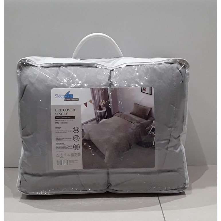 Bedcover Embos Set krishome & Sleep Lite termasuk sprei dan Sarung Single & King