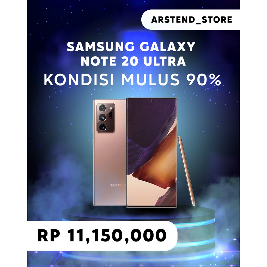 Samsung Galaxy Note 20 Ultra Ram 8/128 GB Warna Bronze Gold - DEMO LIVE