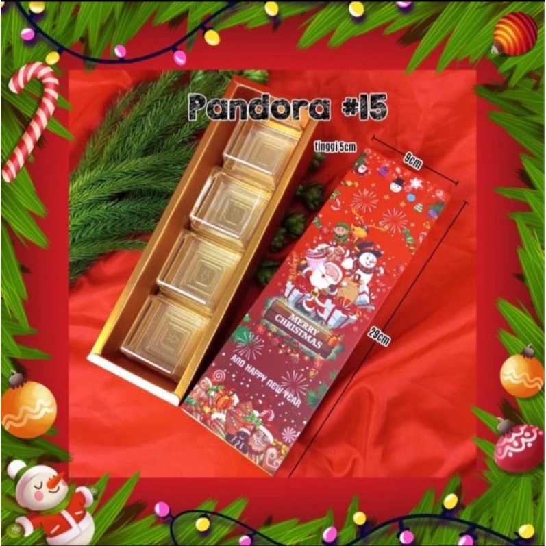 

Box Kotak Dus Merry Christmas Packaging Hampers Cookie Kue Coklat Natal #9