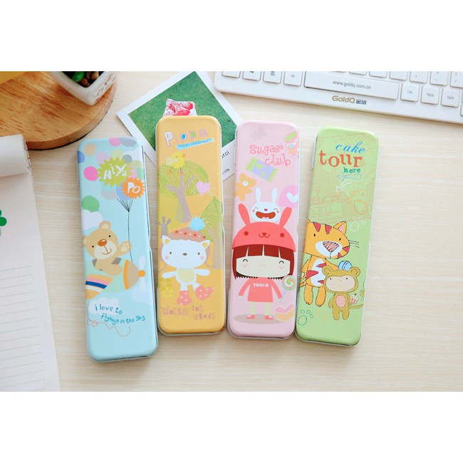 

Kotak/ Tempat Pensil Besi Binatang Lucu