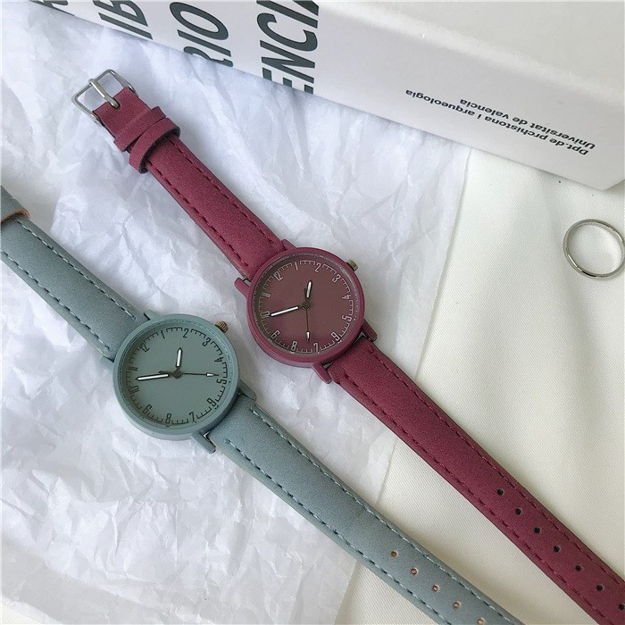 ✅COD [BBS] JAM TANGAN ANALOG PRIA WANITA MODEL BULAT MINI BAHAN IMITASI IMPORT MURAH FW002