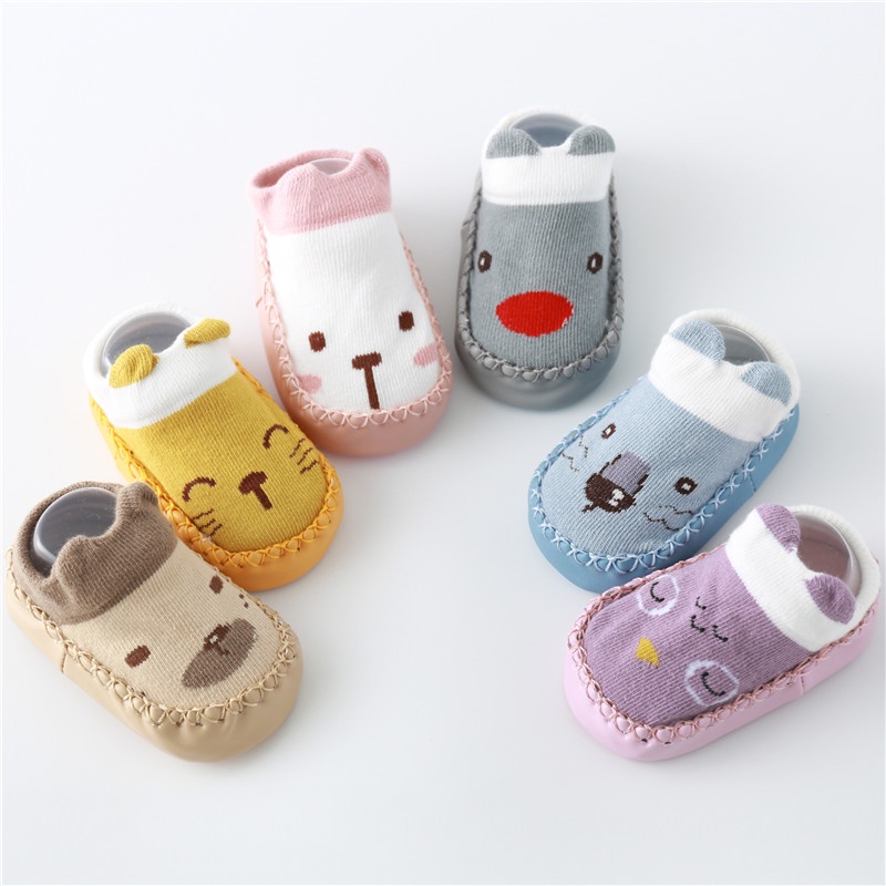 Kaos Kaki Anak/Children's Boat Socks/Korea Lucu Kaus Kaki Bayi Motif Lucu Anti Slip /Baby Socks/Sepatu Anak Bayi Import./C 95-96-97-98