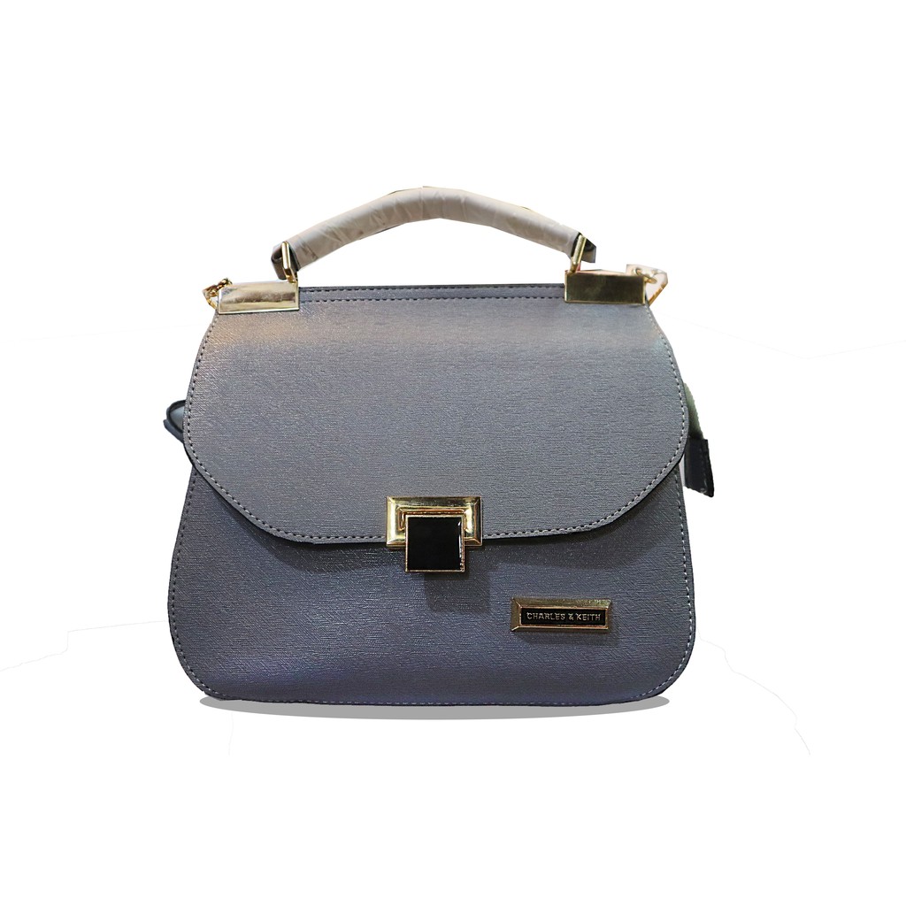 Tas Charles and Keith Impor CK Wanita - Biru pastel
