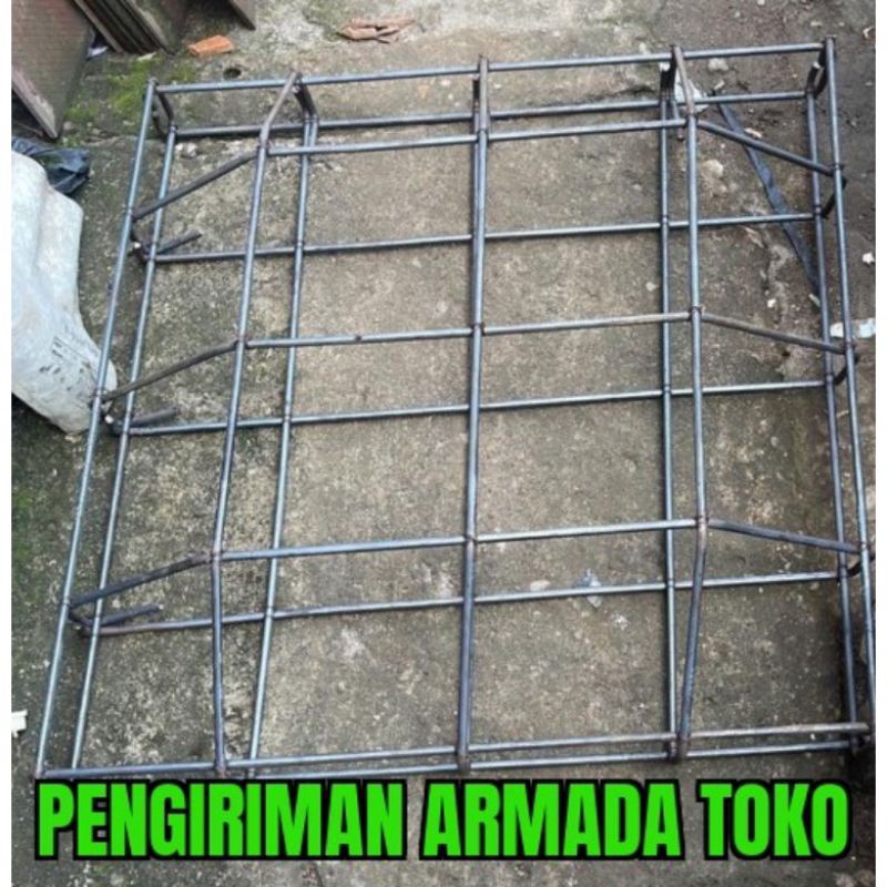 cakar ayam 80x80 tanpa strek besi 10sni