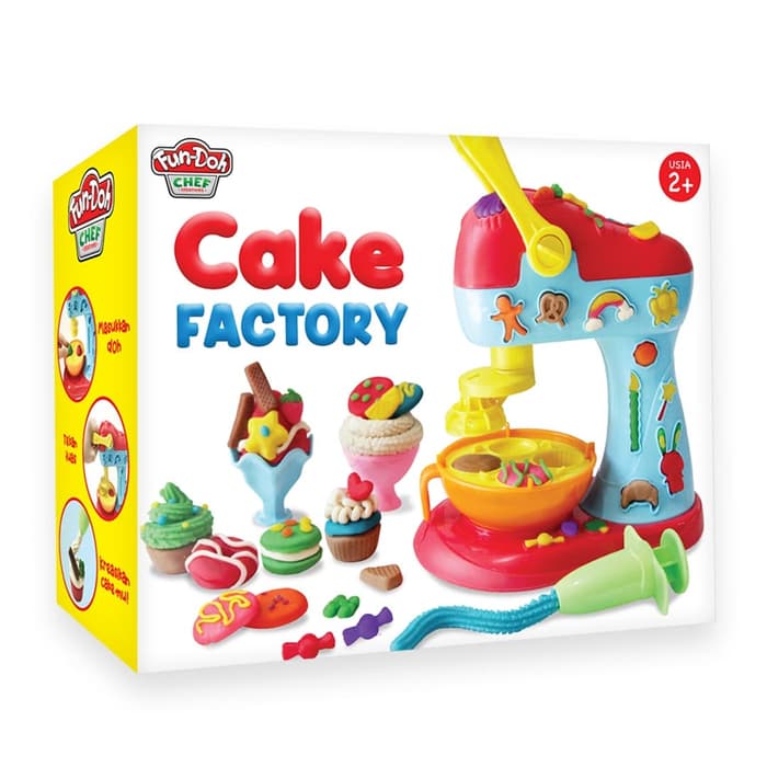 Fundoh Cake Factory - Mainan Anak - Mainan Lilin - Mainan Edukasi