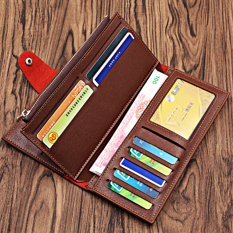 DOMPET PANJANG WANITA PRIA MENBENSE S103 KULIT PU HIGH GRADE WALLET PURSE RESLETING TEMPAT HP