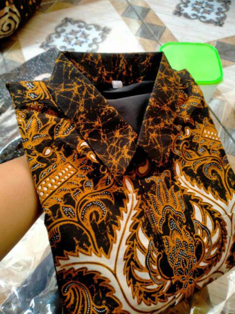 Ajibhanu Kemeja Batik Pria Full Furing Katun Primisima