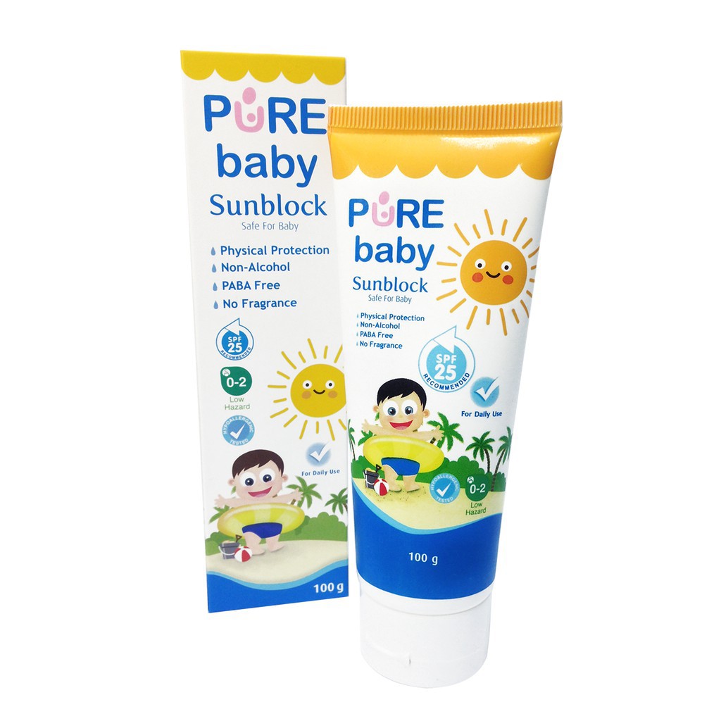 PURE BABY SUNBLOCK 100gr &amp; 50gr