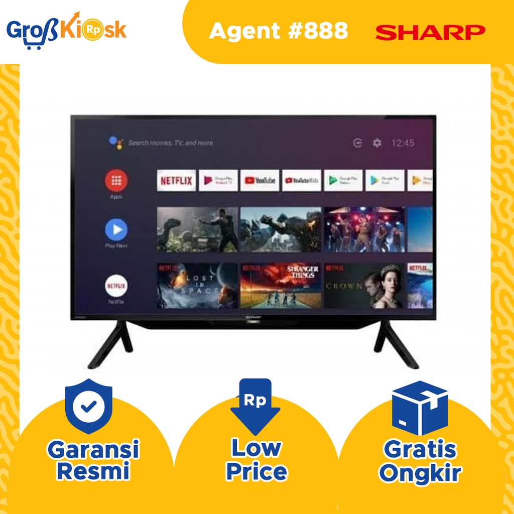 Led TV SHARP ANDROID TV 42 INCH 2T C42BG1I
