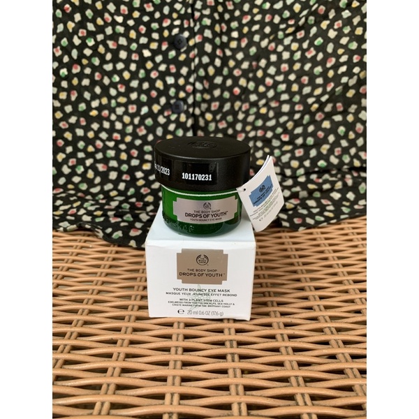 Jual The Body Shop Original Drops Of Youth Bouncy Eye Mask 20ml DOY