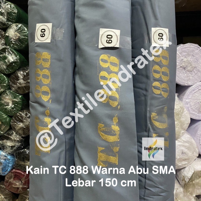 ( per setengah meter ) kain katun jepang ABU TUA TC 888 meteran ECERAN bahan baju kemeja hem atasan seragam kerja gamis koko bergo jilbab hijab kerudung dekorasi dekor background backdrop foto kerajinan tangan craft