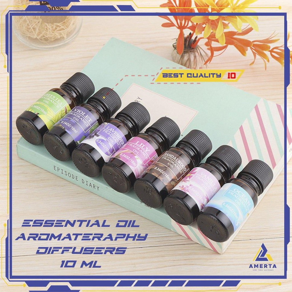 Taffware Pure Essential Fragrance Oils Minyak Aromatherapy Diffusers 10ml