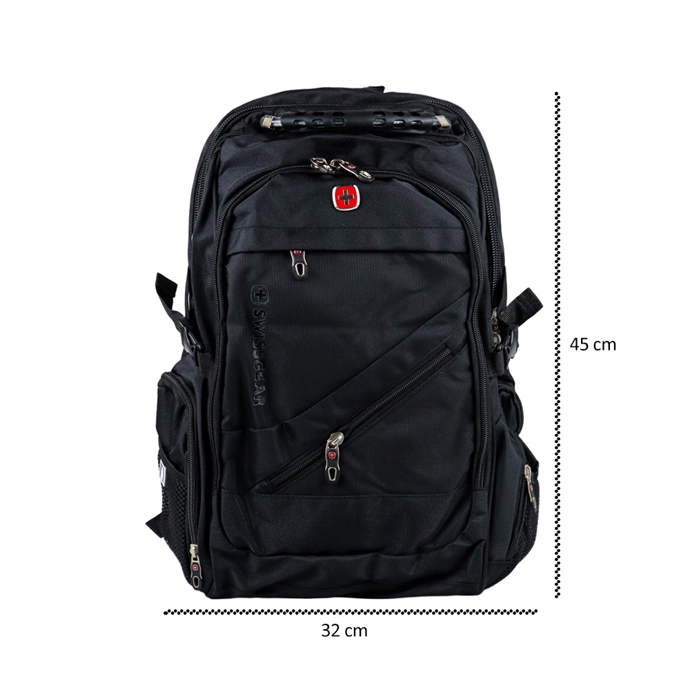 Tas Ransel Laptop Swissgear Outdoor Waterproof - 8810 - Black