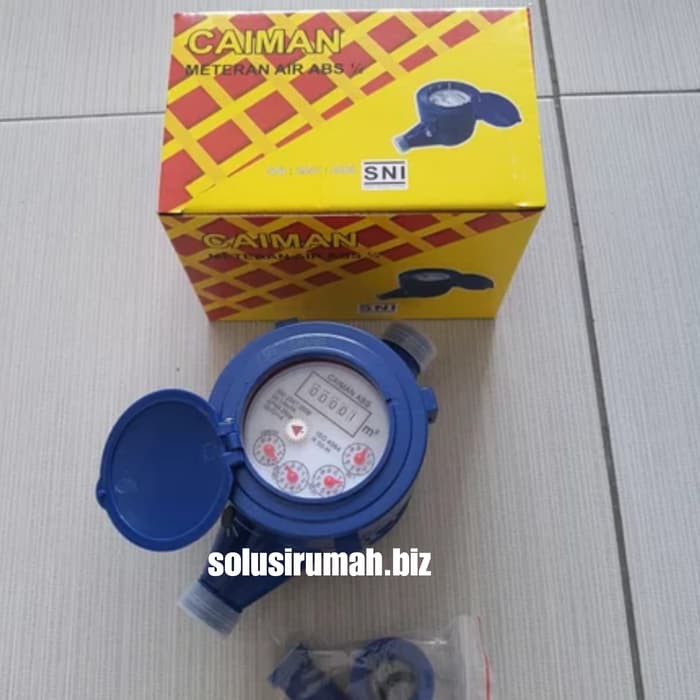 METERAN AIR BODY PLASTIK ABS PVC KUALITAS TINGGI CAIMAN BER SNI