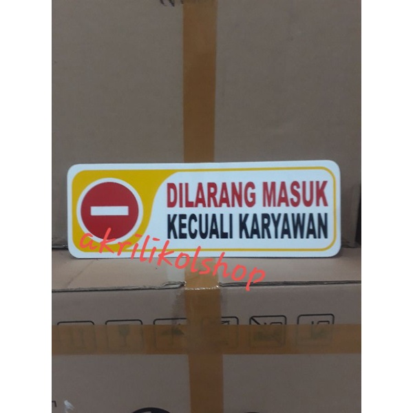 

plat akrilik buat di gerbang