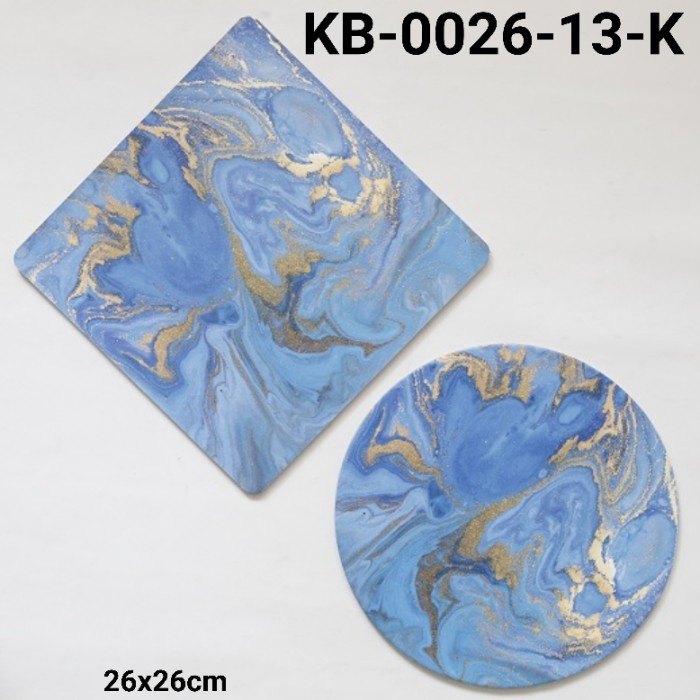 

GR-KB-0026-13 GR 2 CAKE BOARD ALAS KUE KOTAK BULAT 26CM MARBEL MARMER DISKON GEDE