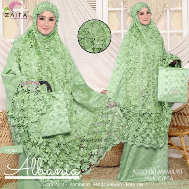 ALBANIA MUKENA BY ZAIFA