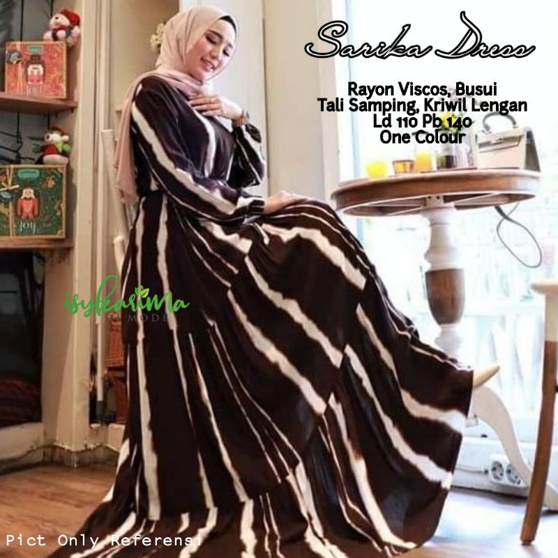 SARIKA DRESS RAYON VISCOSE BY ISYKARIMA DE MODE