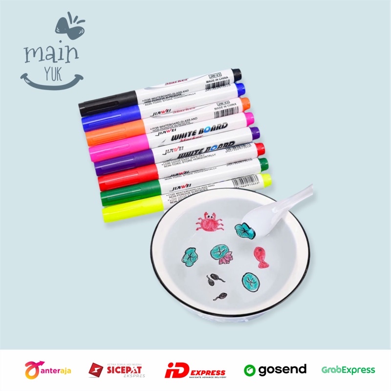 

Mainyuk - Ready Stock Spidol Papan Tulis Apung Spidol Ajaib Spidol Whiteboard