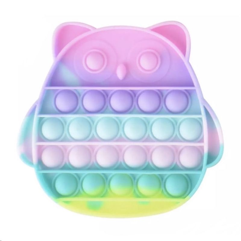POP IT RAINBOW FIDGET TOYS Mainan Anak Edukasi Murah Pop Its Unicorn New Fidget Push Bubble Kids Kid-OWL