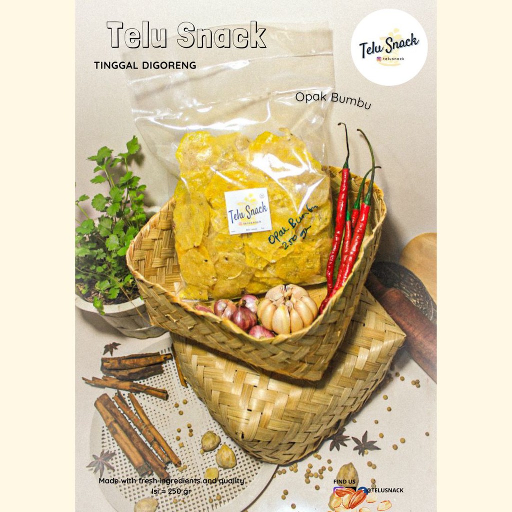 

TeluSnack Tinggal Goreng per 250gr
