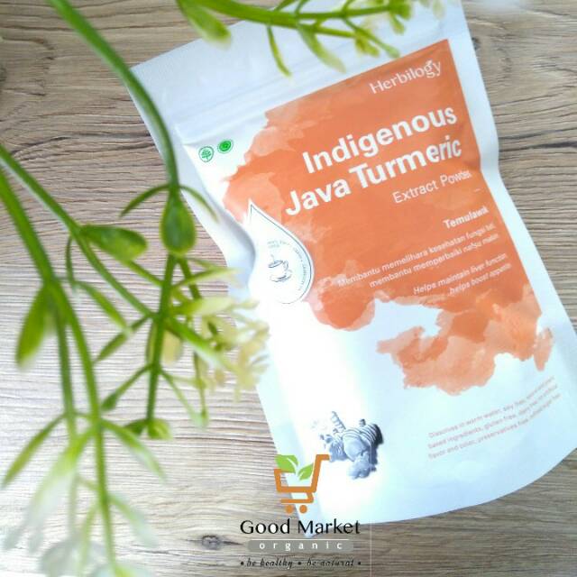 

Java turmeric extract powder temulawak herbilogy