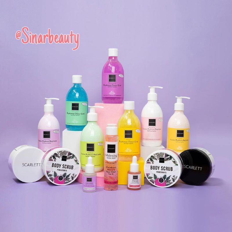 Scarlett Whitening Paket Hemat 6 Item