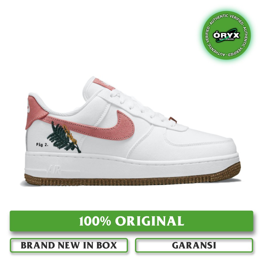 Nike Air Force 1 07 Se Women Catechu White Light Sienna 100 Original Shopee Indonesia