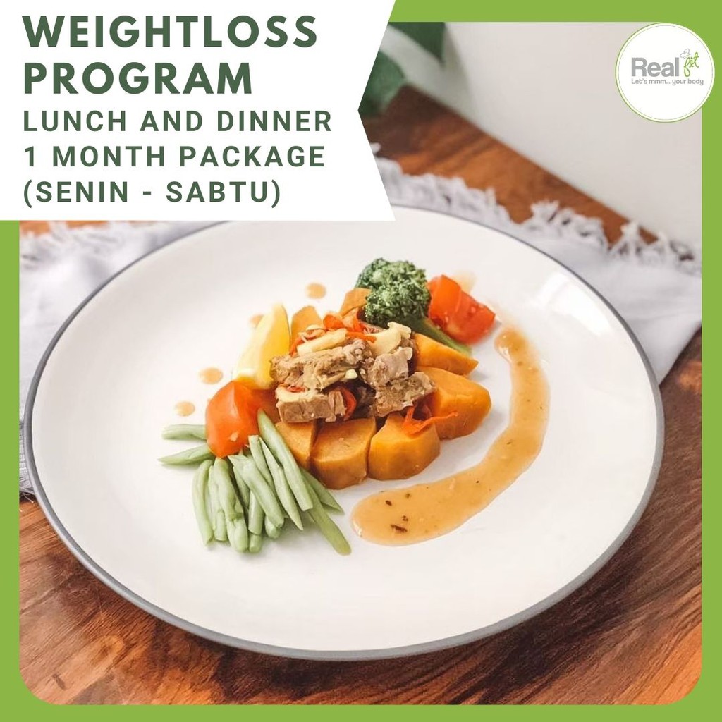 

Weightloss Diet Lunch AND Dinner ONE MONTH (Senin-Sabtu)