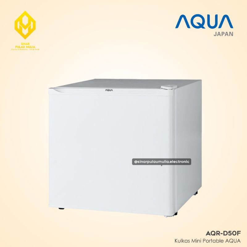 Aqua Kulkas Portable / Kulkas Mini [Low Voltage] - AQR-D50F / AQR D 50 F / AQRD50F / AQR D50F