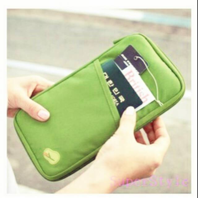 Dompet organizer kartu kredit paspor